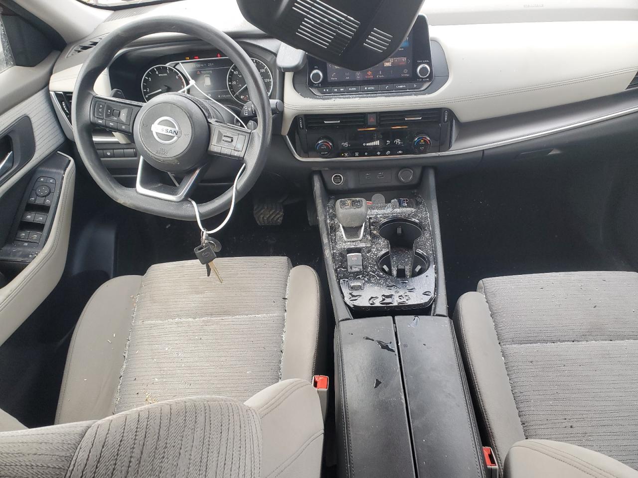 2021 Nissan Rogue VIN JN8AT3BA7MW011541 Copart auction photo, all over damage thumbnail 8