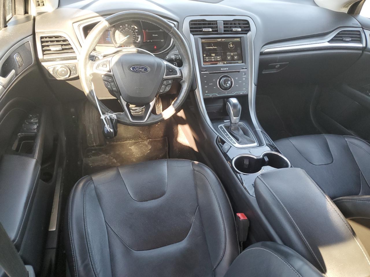 2015 Ford Fusion VIN 3FA6P0K97FR238671 Copart auction photo, front end / rear end damage thumbnail 8