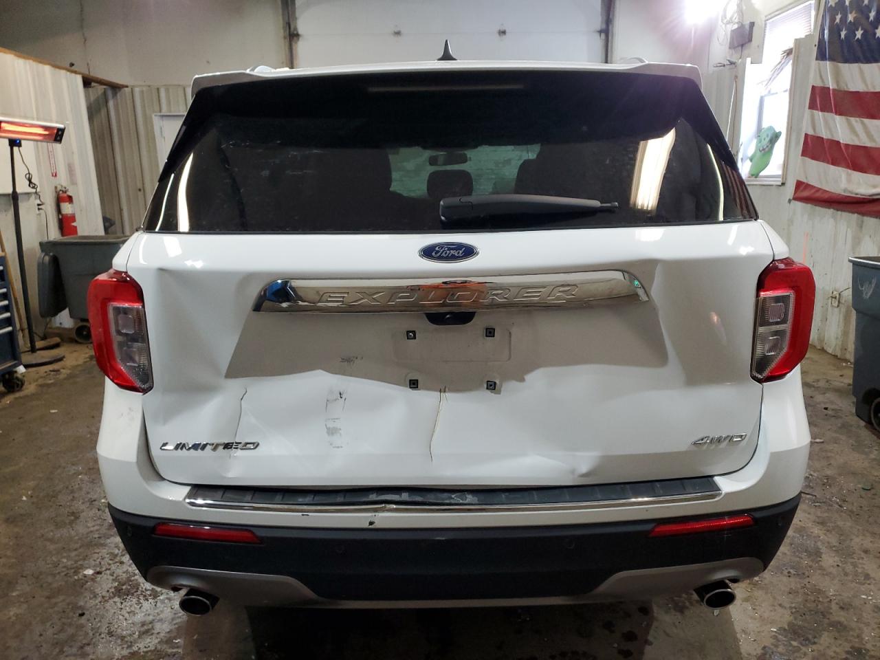 2023 Ford Explorer VIN 1FMSK8FH1PGB68127 Copart auction photo, all over damage thumbnail 6