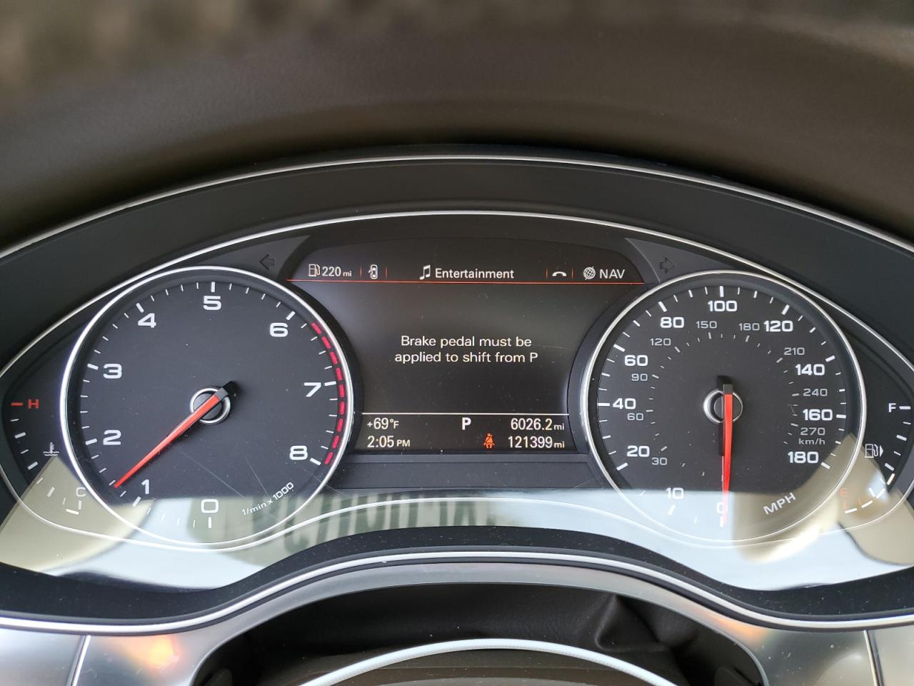 2014 Audi A6 VIN WAUGFAFC5EN144106 Copart auction photo, front end damage thumbnail 9