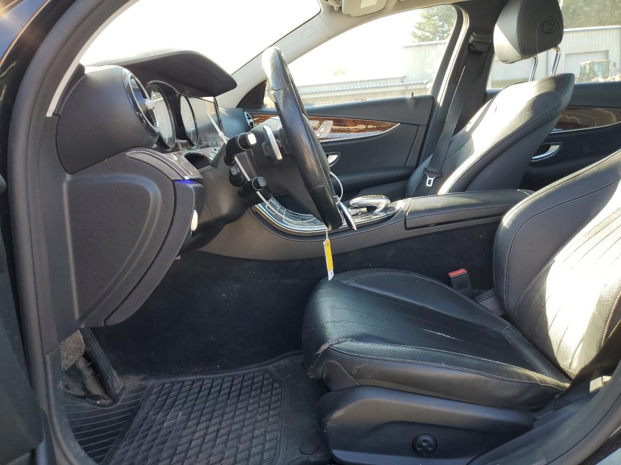 2017 Mercedes-Benz E-klasse VIN WDDZF4KB9HA151037 Copart auction photo, front end damage thumbnail 7