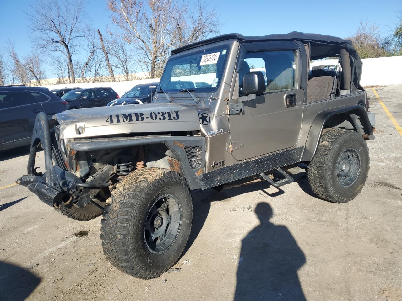 2003 Jeep Wrangler VIN 1J4FA49S63P312316
