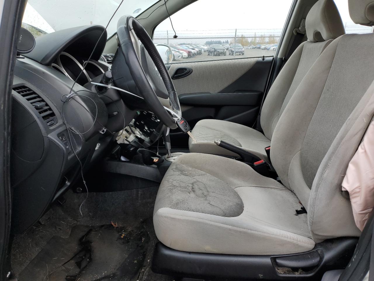 2007 Honda Fit VIN JHMGD38677S044278 Copart auction photo, all over damage thumbnail 7