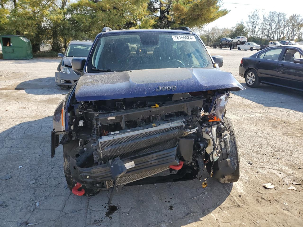 2020 Jeep Renegade VIN ZACNJBC19LPL01512 Copart auction photo, front end / rear end damage thumbnail 5