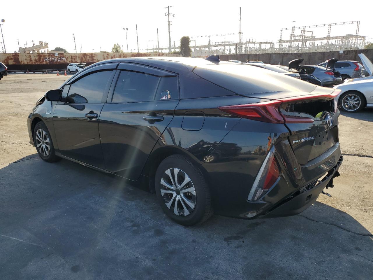 2022 Toyota Prius VIN JTDKAMFP0N3218690 Copart auction photo, front end / rear end damage thumbnail 2