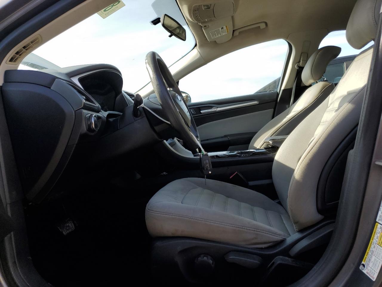 2014 Ford Fusion VIN 3FA6P0G79ER385063 Copart auction photo, side / front end damage thumbnail 7