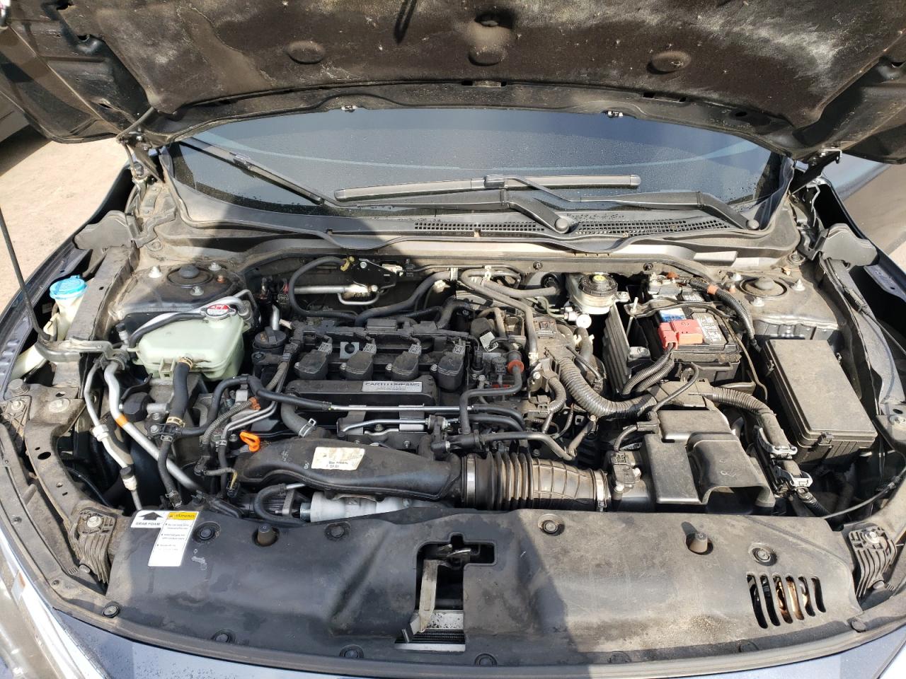2016 Honda Civic VIN 19XFC1F35GE201872 Copart auction photo, front end / minor dent/scratches damage thumbnail 11