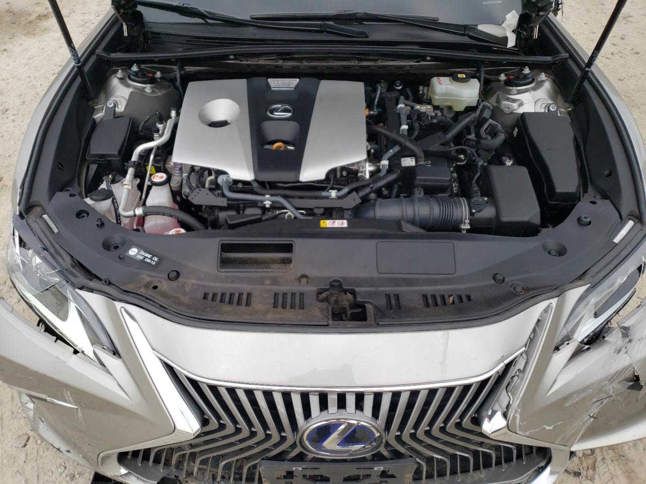 2021 Lexus ES VIN 58AEA1C10MU006039 Copart auction photo, rollover damage thumbnail 11