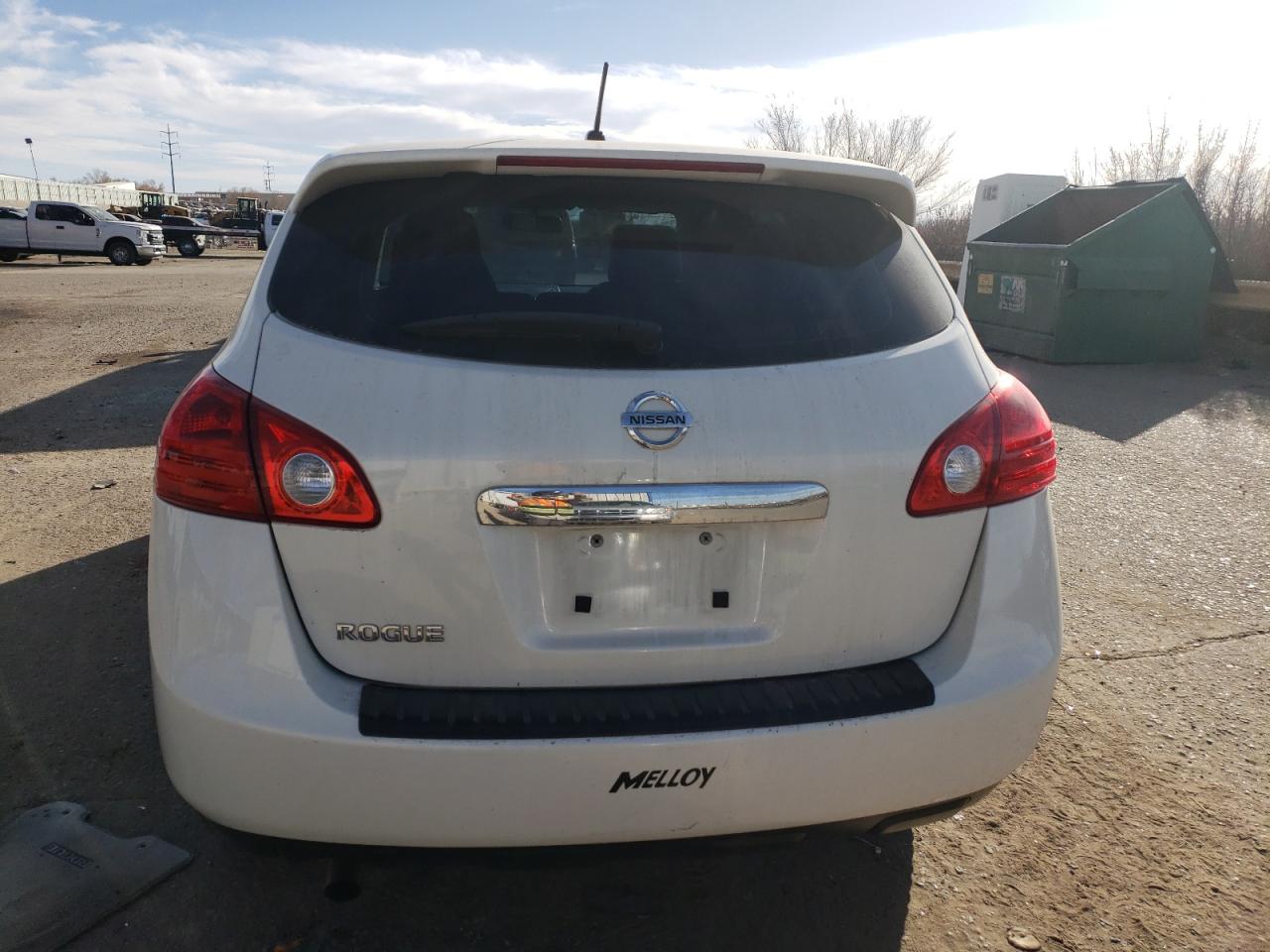 2013 Nissan Rogue VIN JN8AS5MT2DW537931 Copart auction photo, side / front end damage thumbnail 6