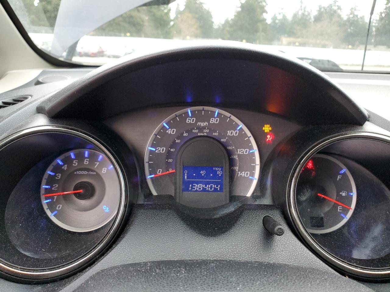 2013 Honda Fit VIN JHMGE8H53DC019532 Copart auction photo, all over damage thumbnail 9