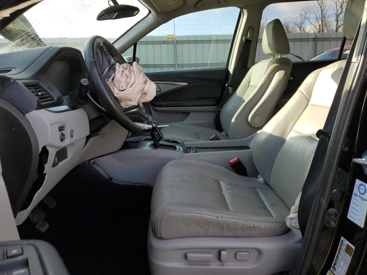 2016 Honda Pilot VIN 5FNYF6H5XGB012964 Copart auction photo, all over / undercarriage damage thumbnail 7