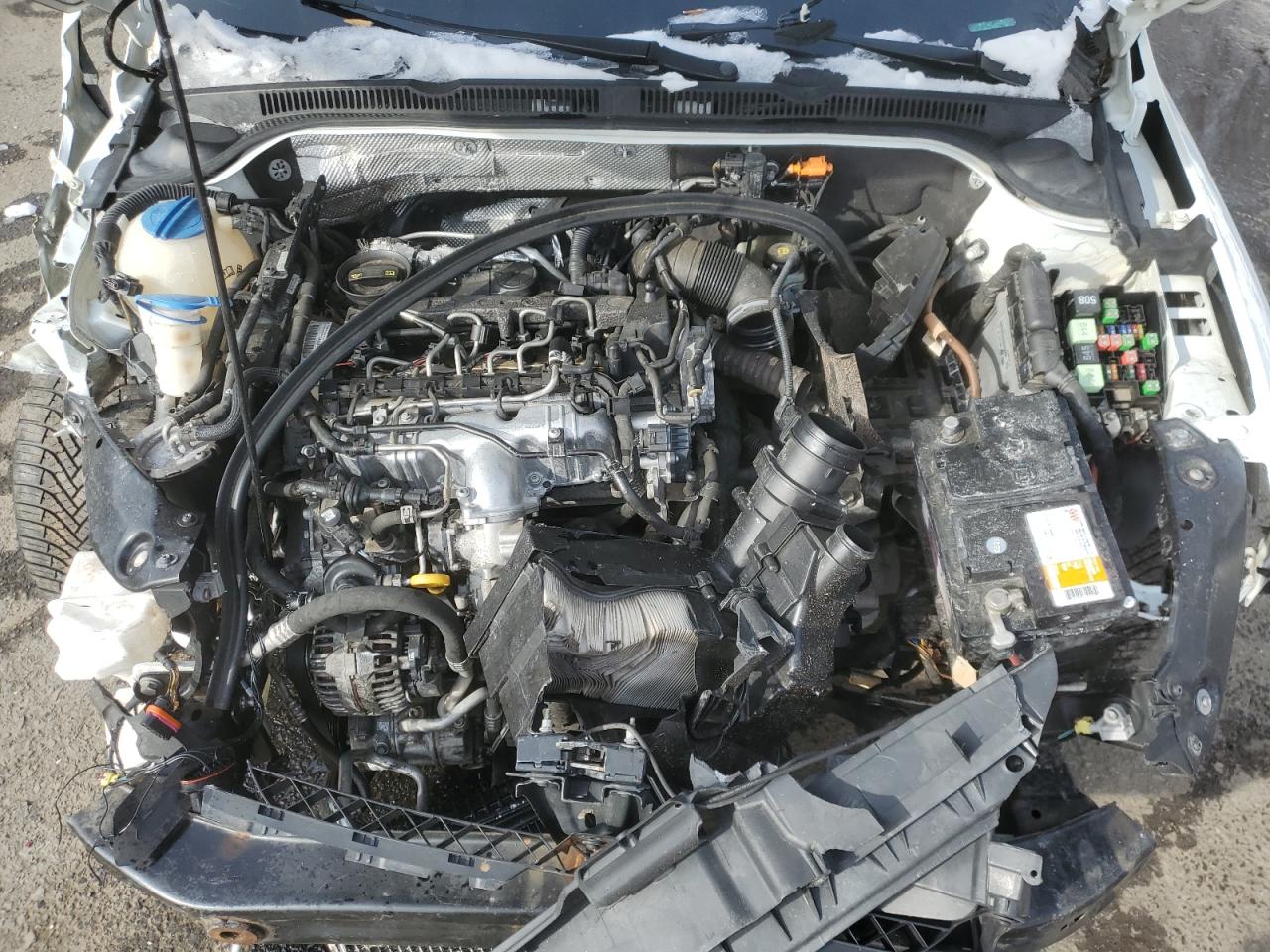 2014 Volkswagen Jetta VIN 3VW3L7AJ1EM436720 Copart auction photo, all over damage thumbnail 11