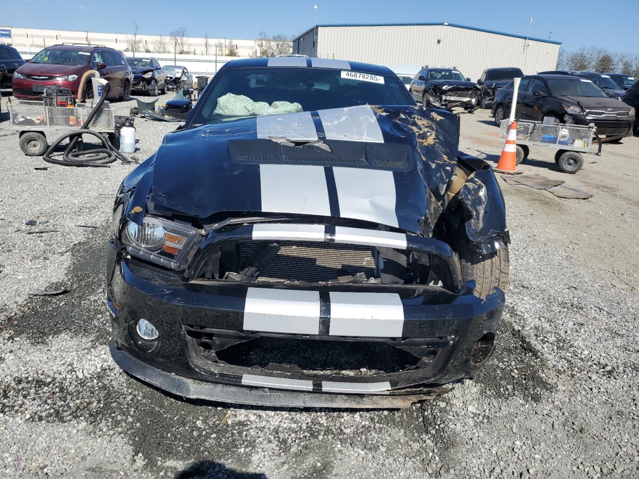 2010 Ford Mustang VIN 1ZVBP8JS0A5109000 Copart auction photo, front end damage thumbnail 5