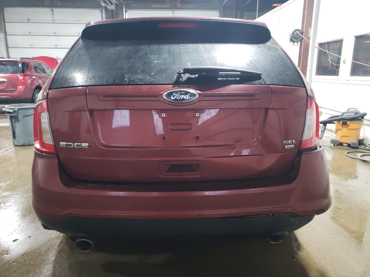 2014 Ford Edge VIN 2FMDK4JC6EBB03789 Copart auction photo, all over damage thumbnail 6
