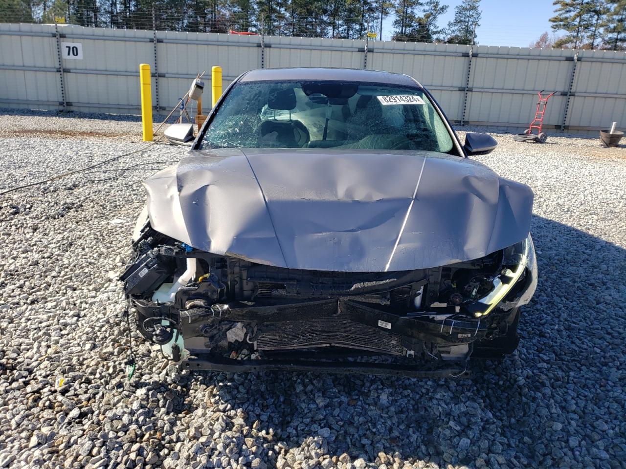 2021 Hyundai Elantra VIN KMHLL4AG3MU142926 Copart auction photo, front end / rear end damage thumbnail 5