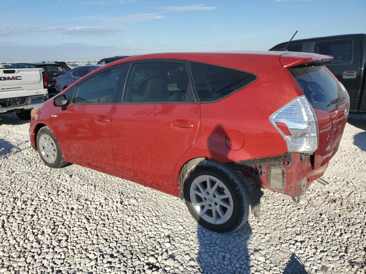 2014 Toyota Prius VIN JTDZN3EUXEJ002376 Copart auction photo, rear end damage thumbnail 2