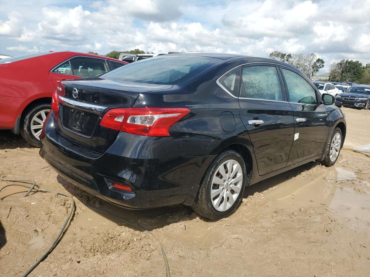 2019 Nissan Sentra VIN 3N1AB7AP0KY242513 Copart auction photo, water/flood damage thumbnail 3