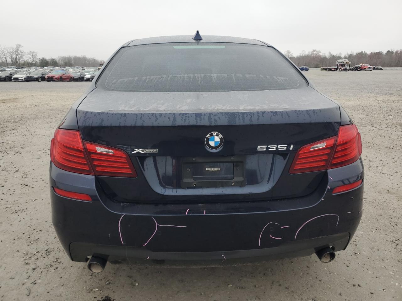 2015 BMW 5er VIN WBA5B3C58FD541496 Copart auction photo, front end / minor dent/scratches damage thumbnail 6