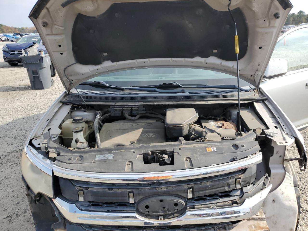 2011 Ford Edge VIN 2FMDK3KC8BBA76891 Copart auction photo, front end damage thumbnail 12