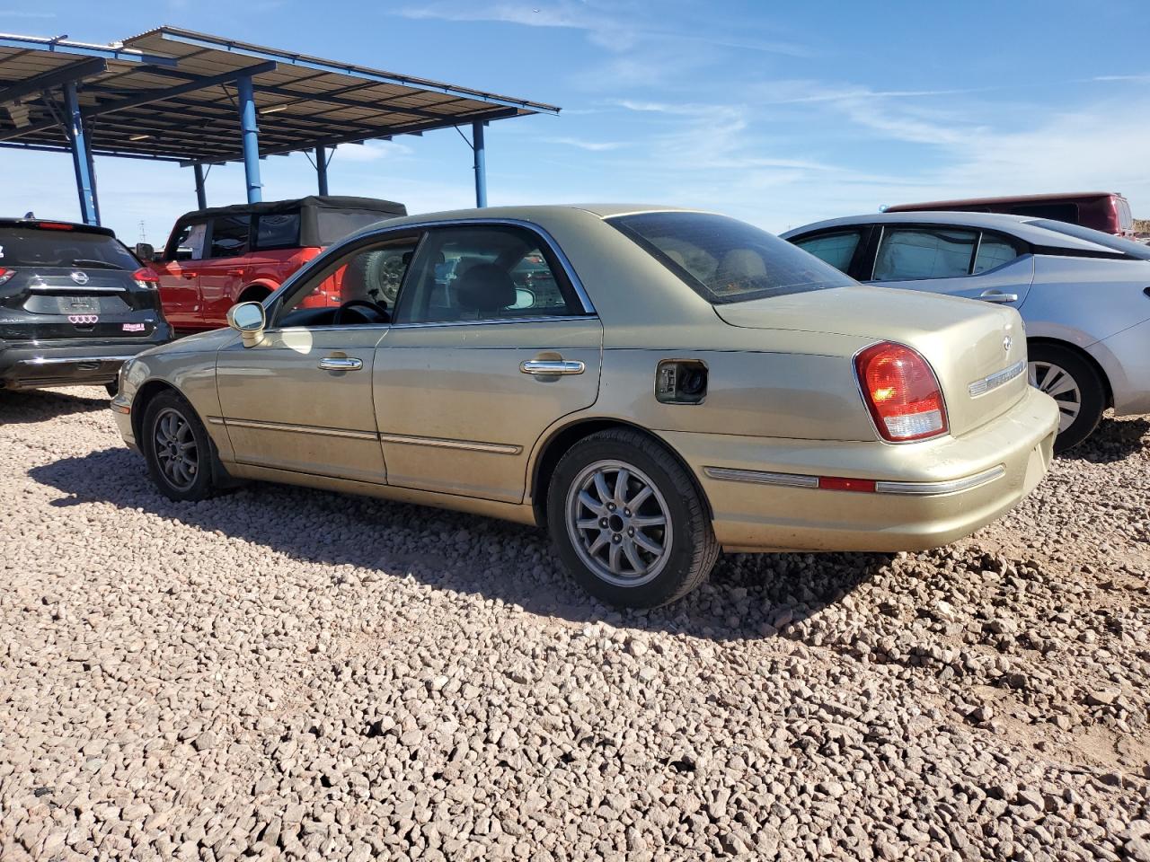 2003 Hyundai Grandeur VIN KMHFU45E63A259614 Copart auction photo, front end damage thumbnail 2