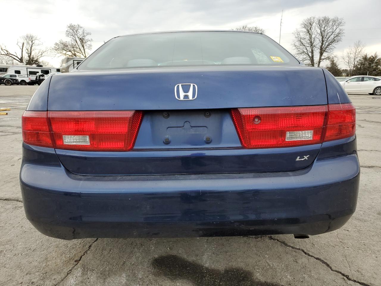 2005 Honda Accord VIN 1HGCM56445A067096 Copart auction photo, front end / side damage thumbnail 6