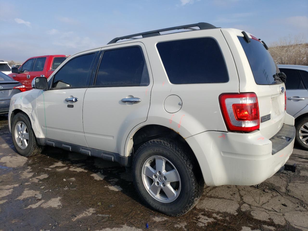 2012 Ford Escape VIN 1FMCU9DG6CKB18524 Copart auction photo, front end / hail damage thumbnail 2