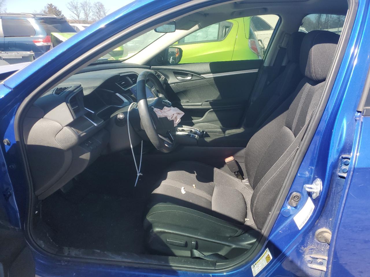 2021 Honda Civic VIN 19XFC1F36ME011168 Copart auction photo, front end damage thumbnail 7