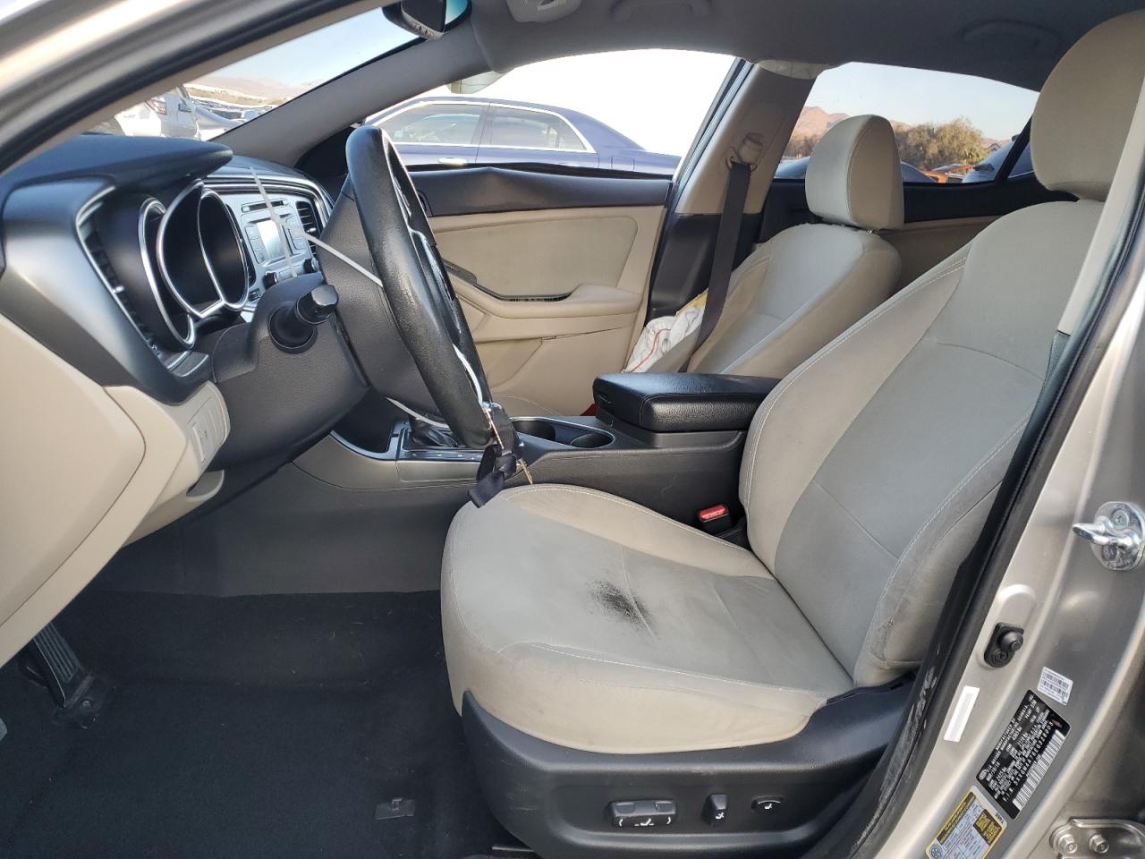 2014 KIA Optima VIN 5XXGM4A76EG328003 Copart auction photo, side damage thumbnail 7