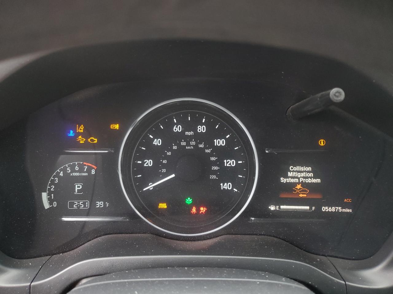 2021 Honda HR-V VIN 3CZRU6H57MM721590 Copart auction photo, front end damage thumbnail 9