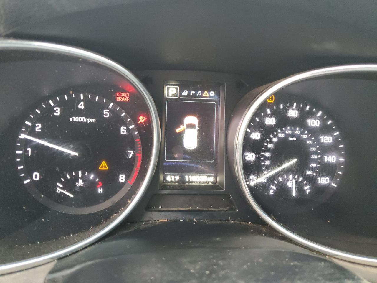 2017 Hyundai Santa Fe VIN 5XYZWDLA7HG485342 Copart auction photo, front end damage thumbnail 9