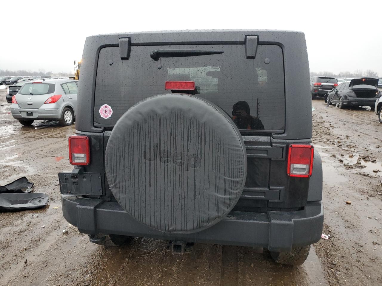 2012 Jeep Wrangler VIN 1C4AJWAG4CL149207 Copart auction photo, front end damage thumbnail 6