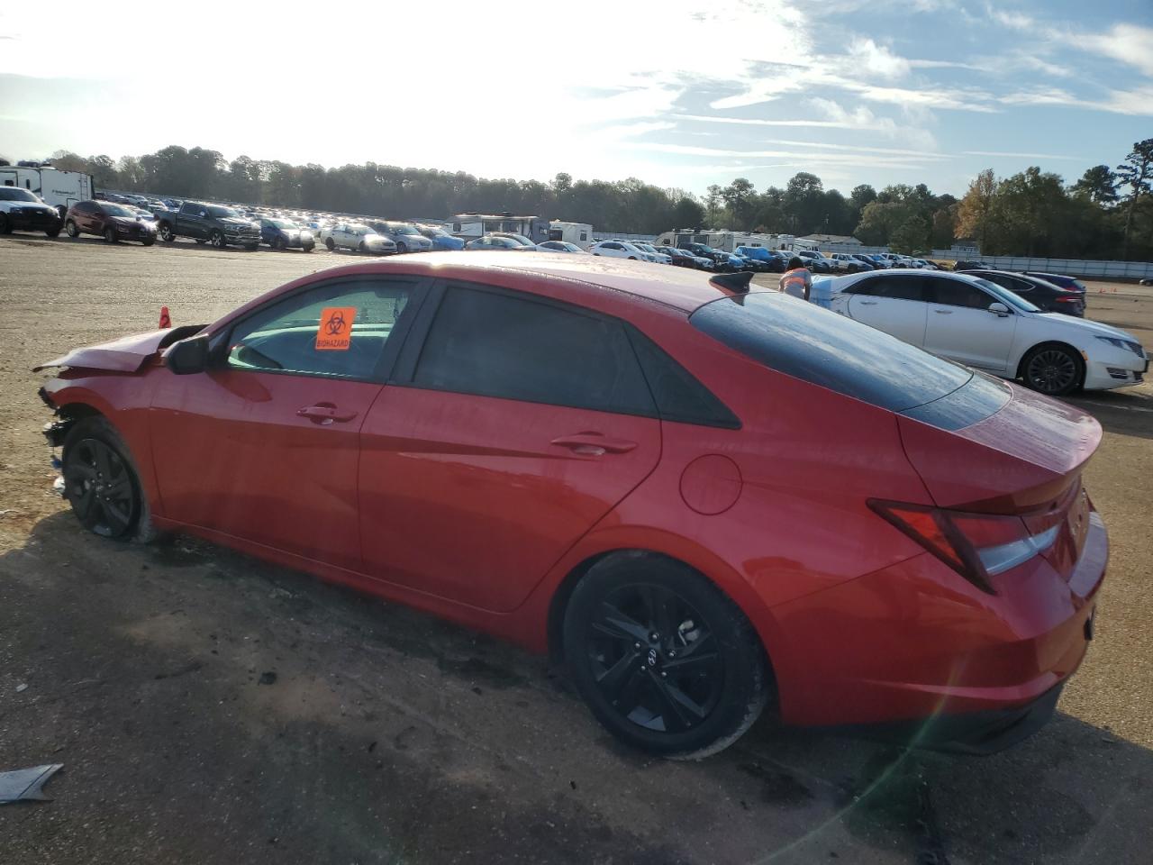 2023 Hyundai Elantra VIN 5NPLM4AG6PH105112 Copart auction photo, front end / side damage thumbnail 2