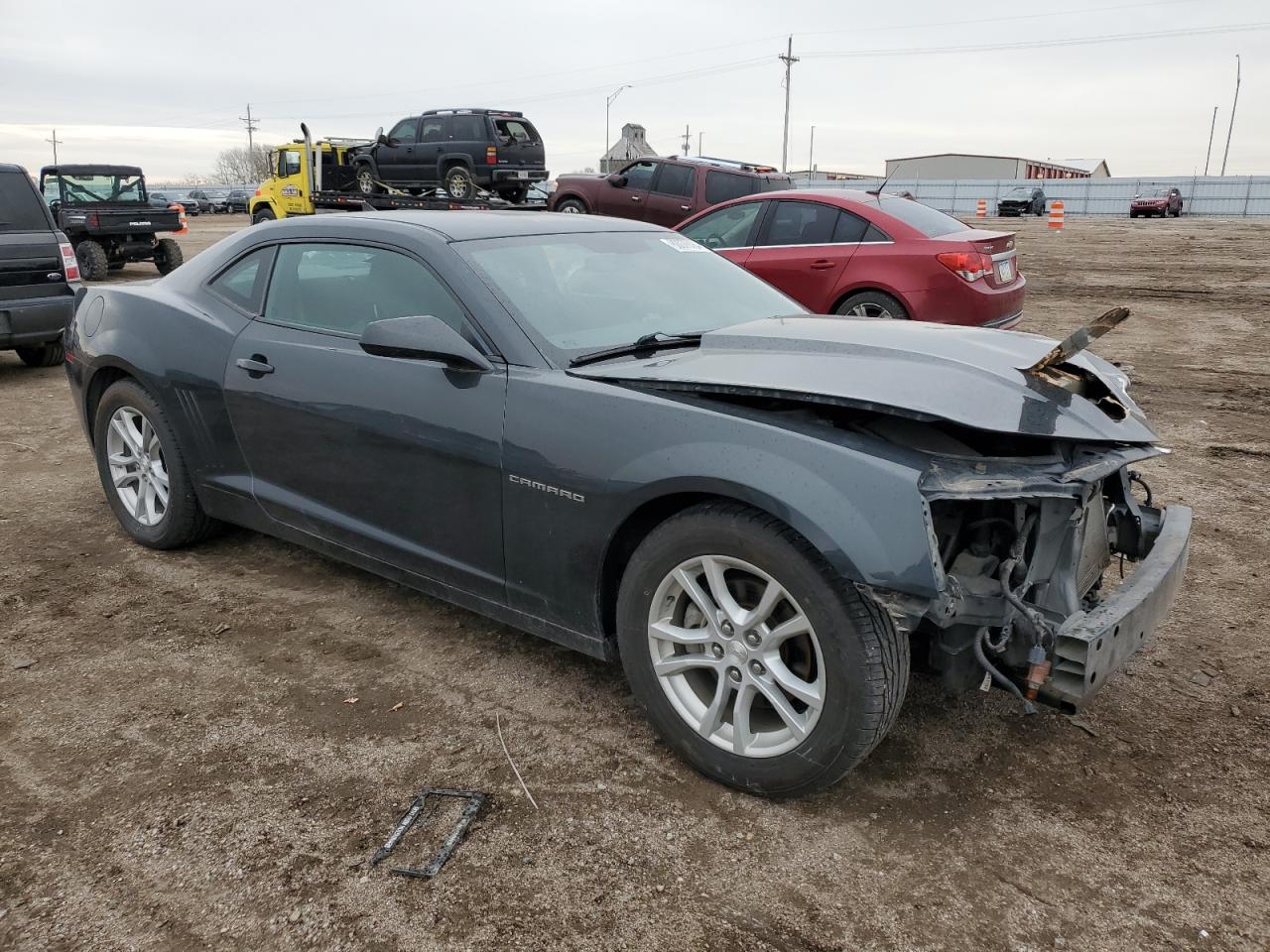 2015 Chevrolet Camaro VIN 2G1FB1E31F9291466 Copart auction photo, front end damage thumbnail 4