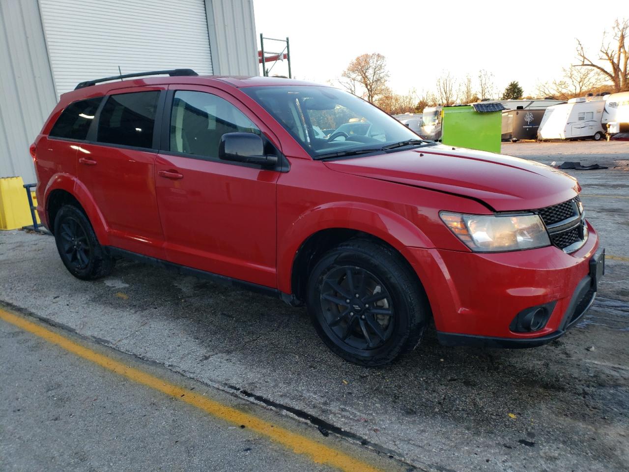 2019 Dodge Journey VIN 3C4PDCBB4KT866292 Copart auction photo, front end / side damage thumbnail 4