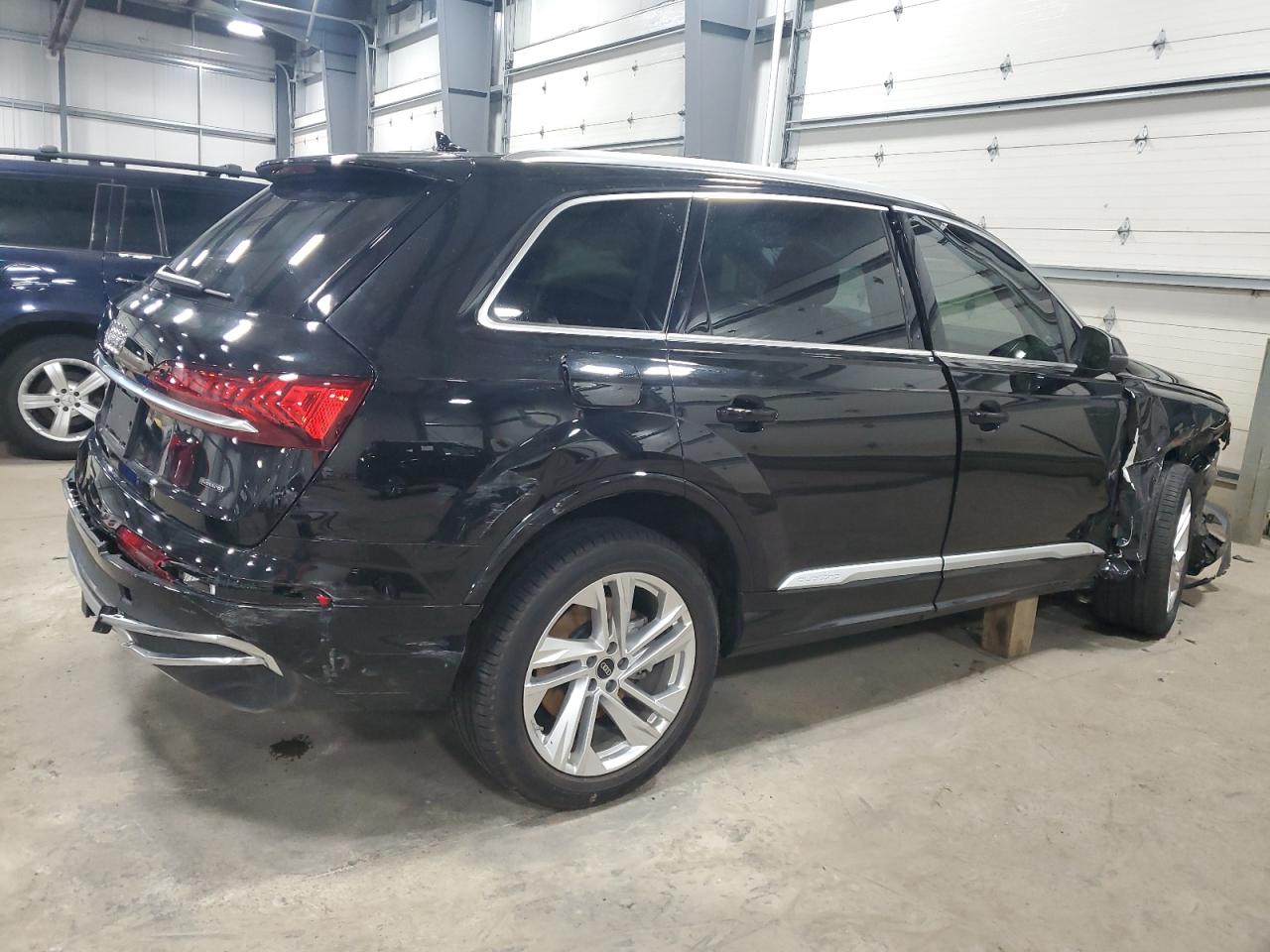 2023 Audi Q7 VIN WA1LXBF76PD007640 Copart auction photo, front end / rear end damage thumbnail 3