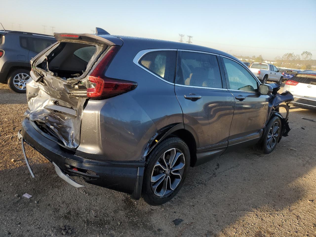 2020 Honda CR-V VIN 5J6RW2H87LL008718 Copart auction photo, front end damage thumbnail 3