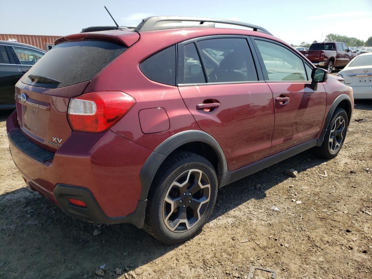 2015 Subaru XV VIN JF2GPAMC5F8236112 Copart auction photo, front end / side damage thumbnail 3