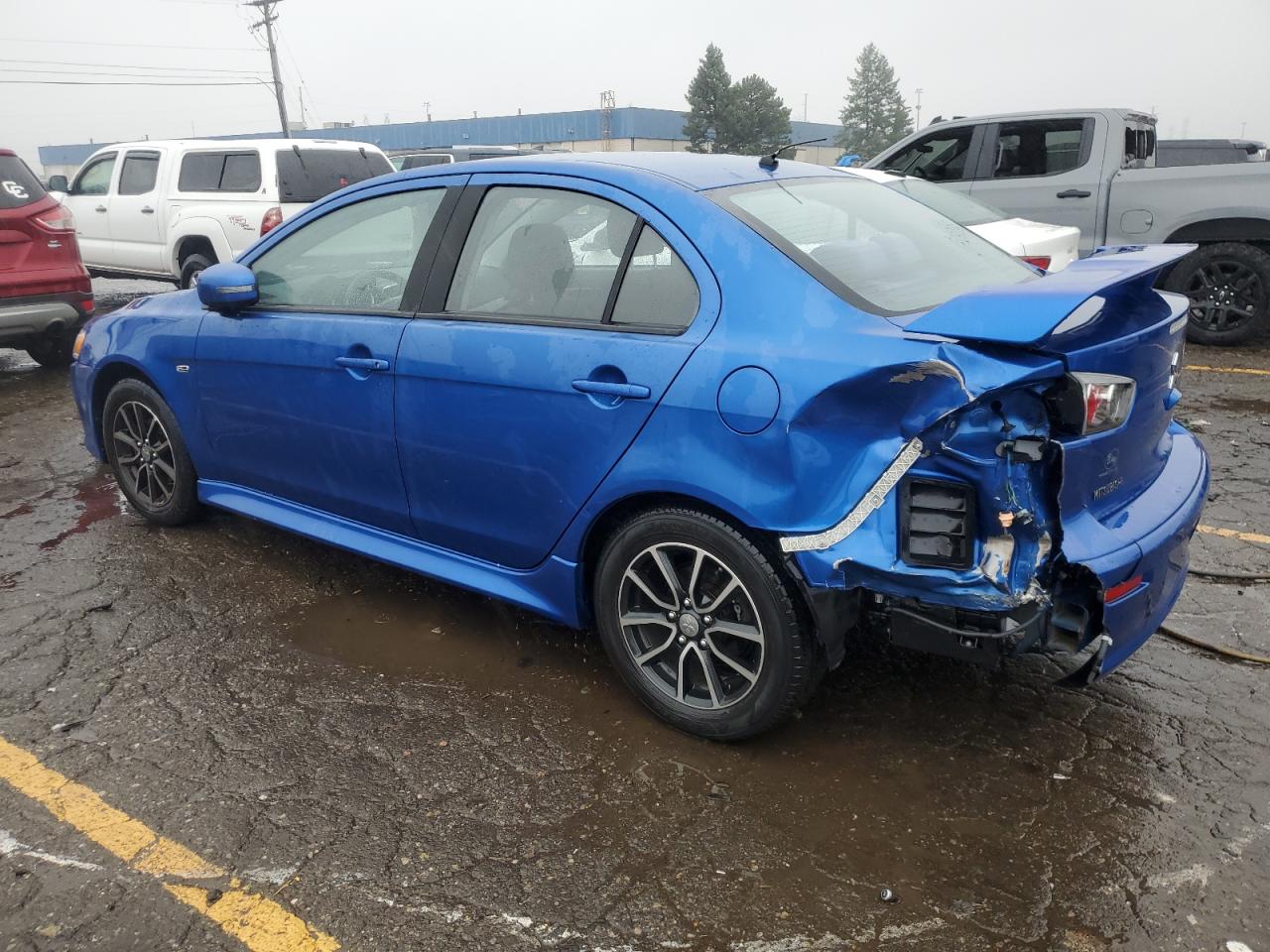 2017 Mitsubishi Lancer VIN JA32U2FU8HU012421 Copart auction photo, hail / rear end damage thumbnail 2