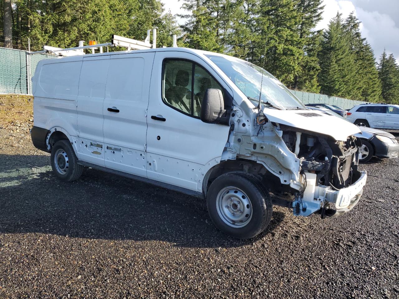 2015 Ford Transit VIN 1FTNR1ZM3FKA45826 Copart auction photo, all over damage thumbnail 4