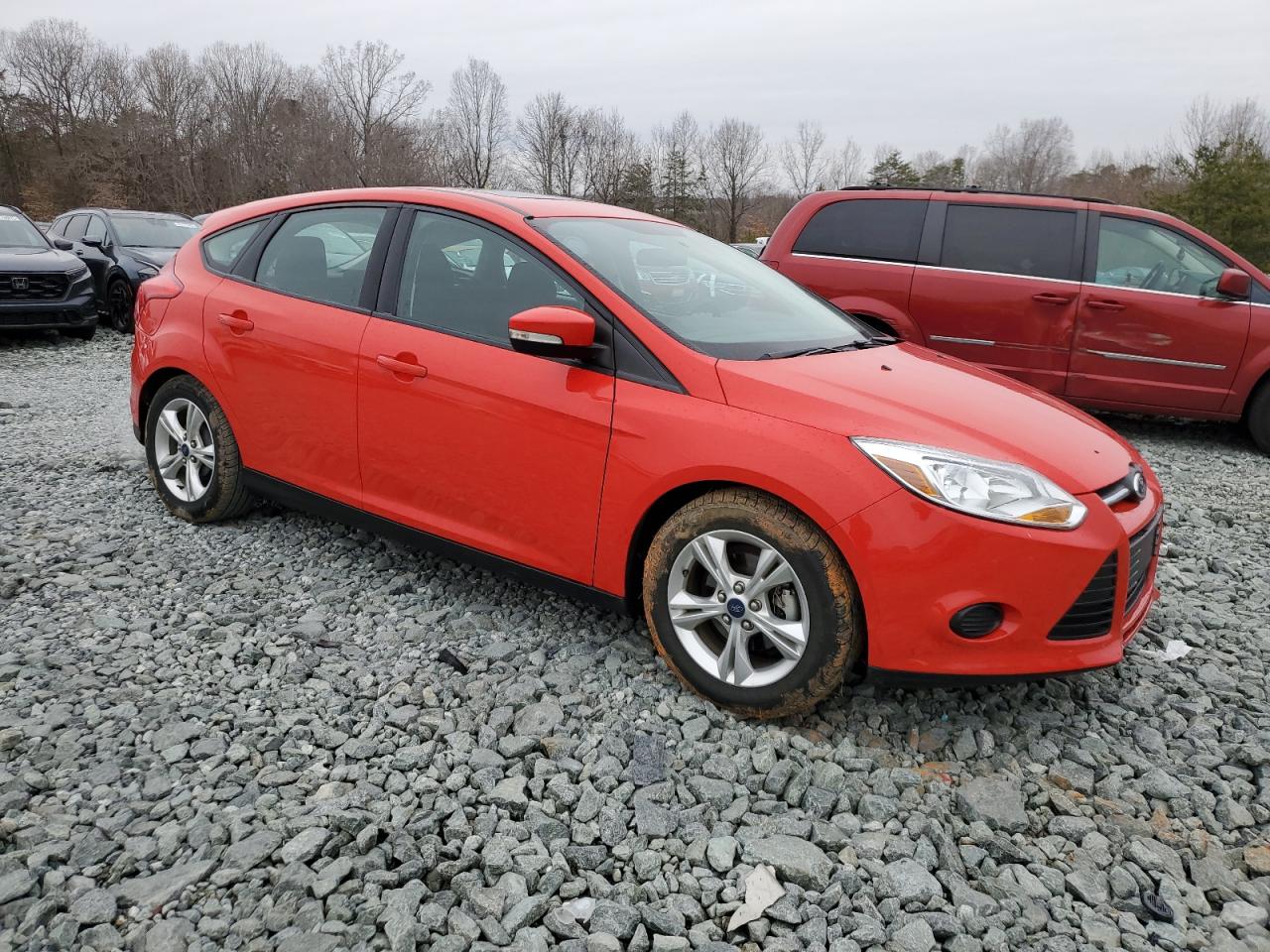 2014 Ford Focus VIN 1FADP3K21EL190366 Copart auction photo, front end damage thumbnail 4
