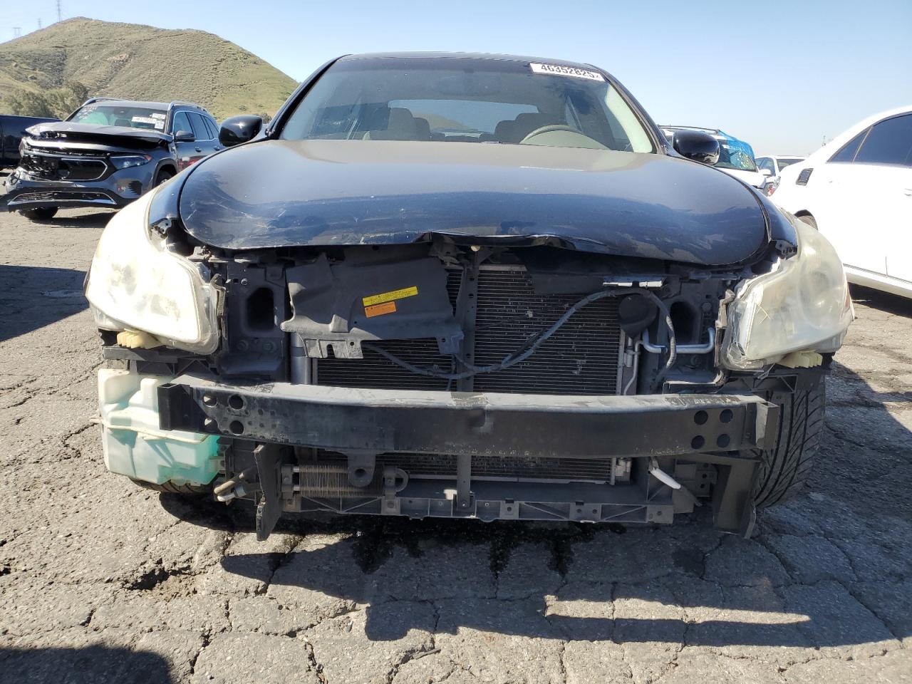 2008 Infiniti G VIN JNKBV61E98M222255 Copart auction photo, front end damage thumbnail 5