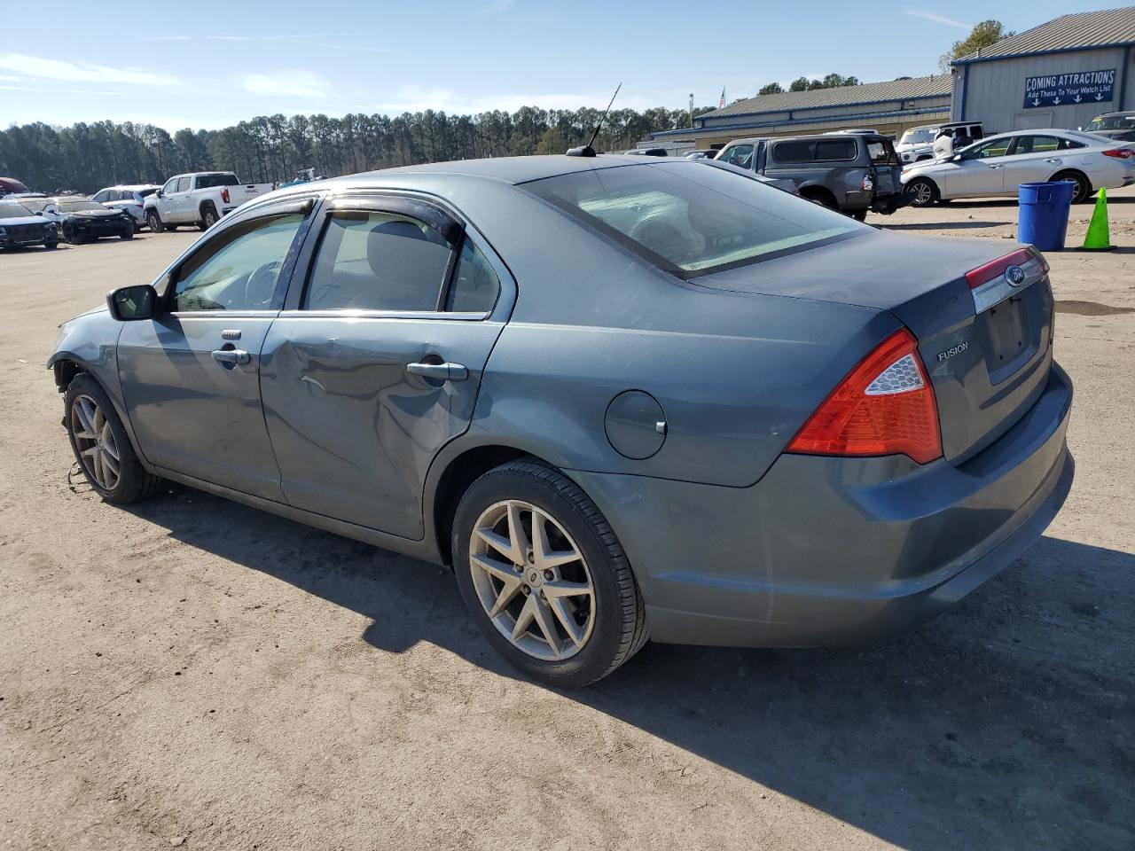 2012 Ford Fusion VIN 3FAHP0JA2CR178203 Copart auction photo, front end / side damage thumbnail 2