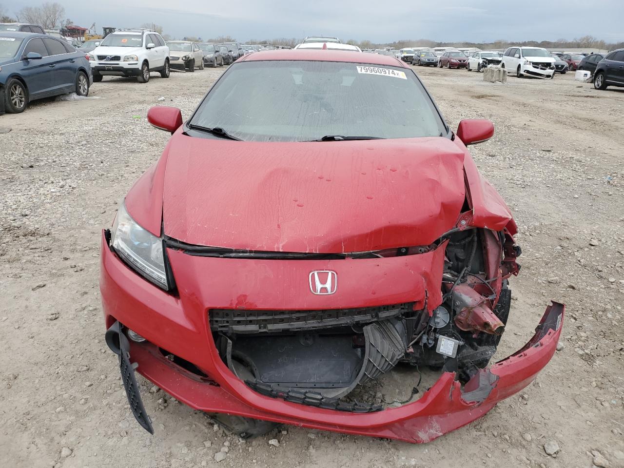 2014 Honda CR-Z VIN JHMZF1D66ES002534 Copart auction photo, front end damage thumbnail 5