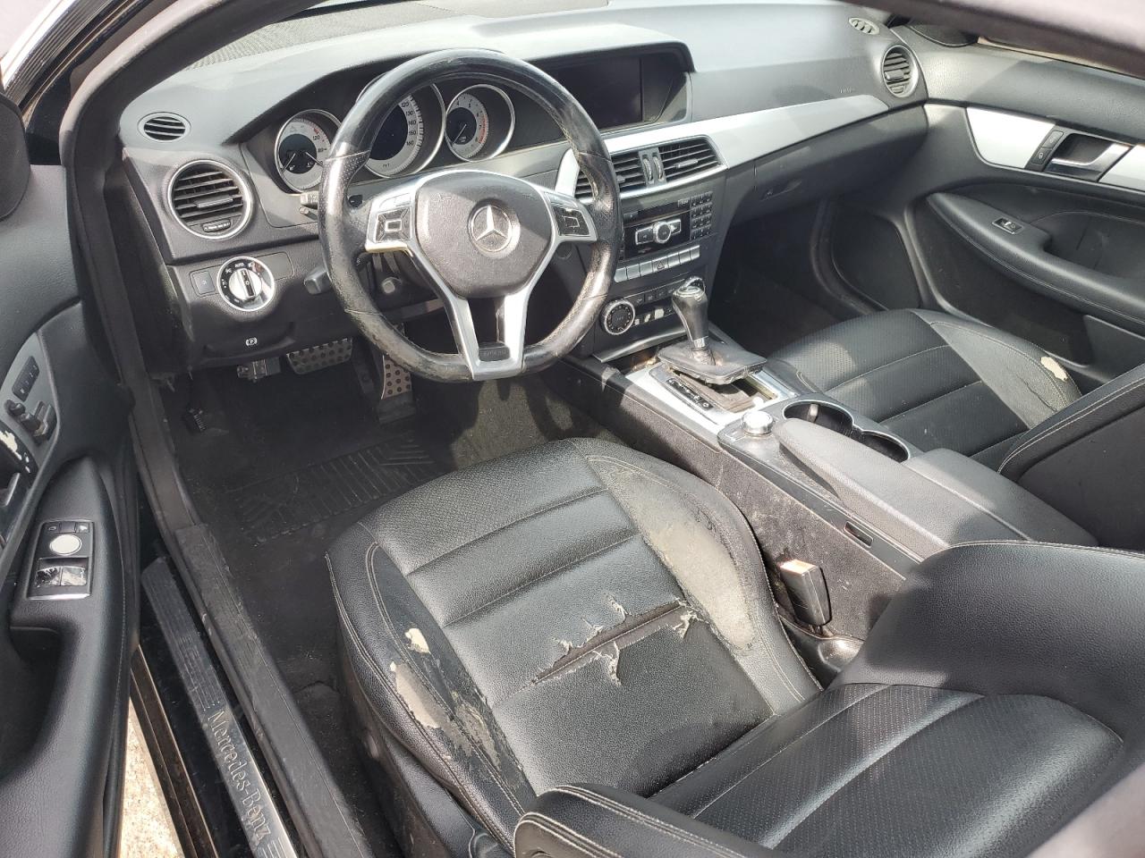 2012 Mercedes-Benz C-klasse VIN WDDGJ4HB8CF799459 Copart auction photo, front end damage thumbnail 8