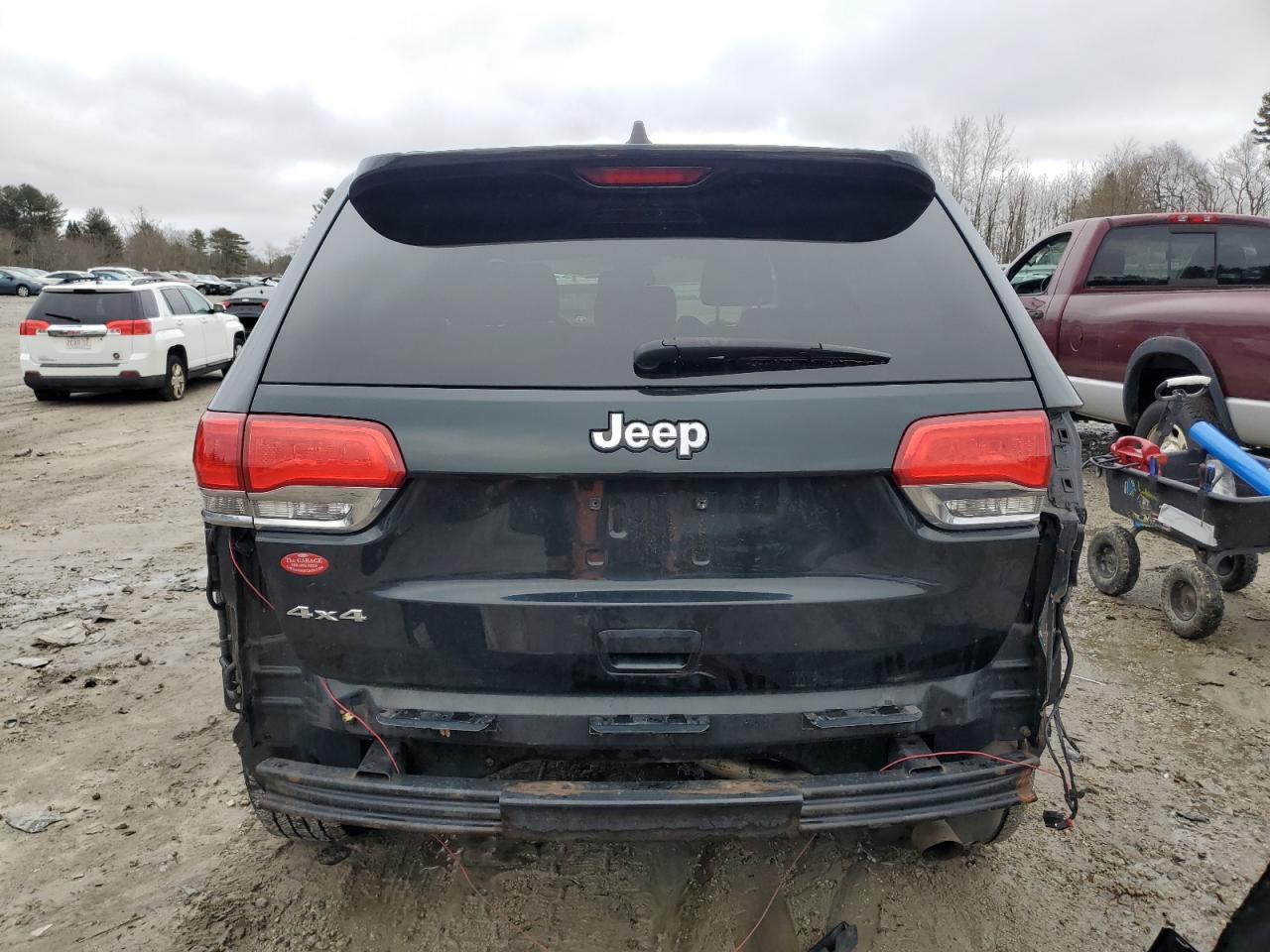 2014 Jeep Grand Cherokee VIN 1C4RJFAG5EC268731 Copart auction photo, rear end / minor dent/scratches damage thumbnail 6