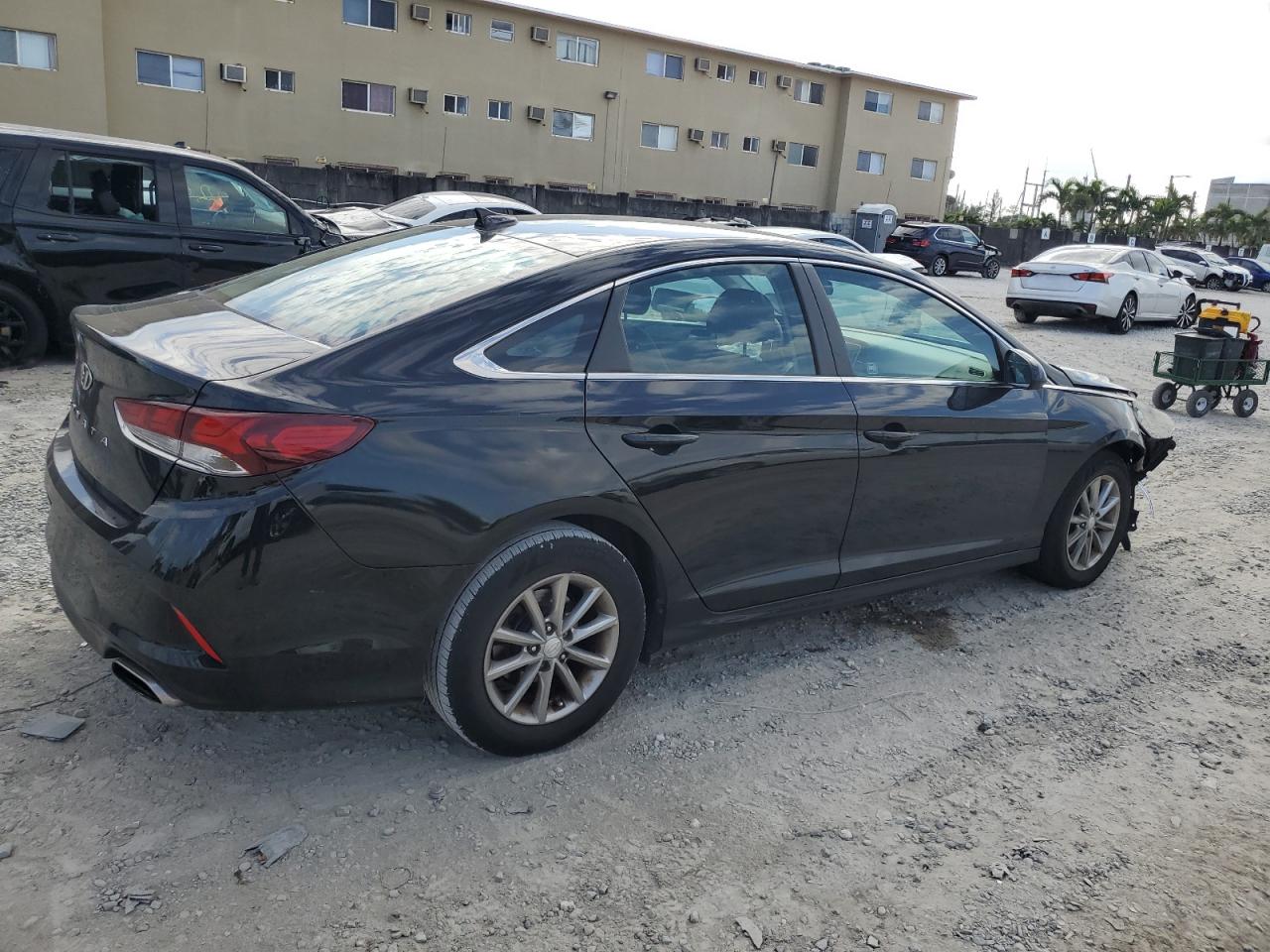 2019 Hyundai Sonata VIN 5NPE24AF4KH751845 Copart auction photo, front end damage thumbnail 3