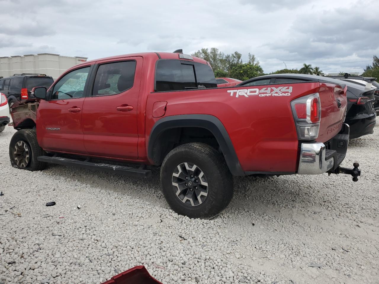 2021 Toyota Tacoma VIN 3TMCZ5AN6MM393659 Copart auction photo, front end damage thumbnail 2