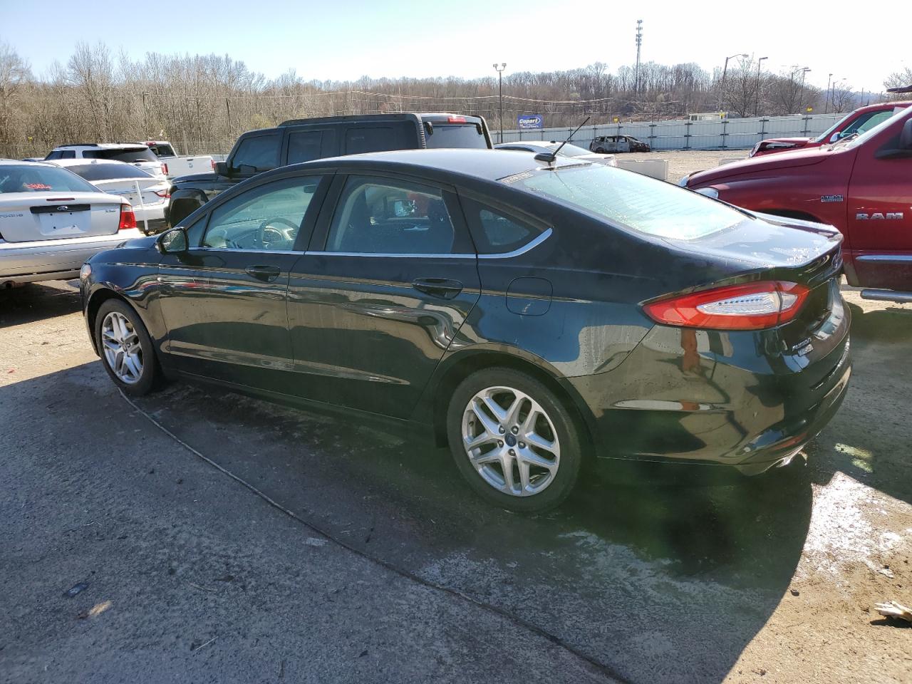 2014 Ford Fusion VIN 3FA6P0H71ER254000 Copart auction photo, side damage thumbnail 2