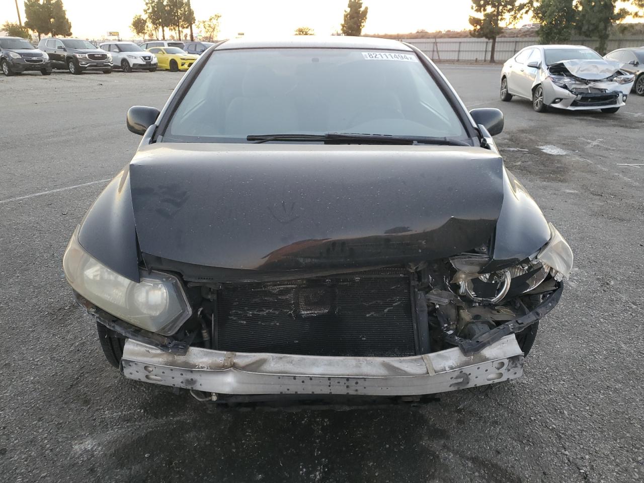 2010 Honda Civic VIN 2HGFG1B69AH523433 Copart auction photo, front end damage thumbnail 5