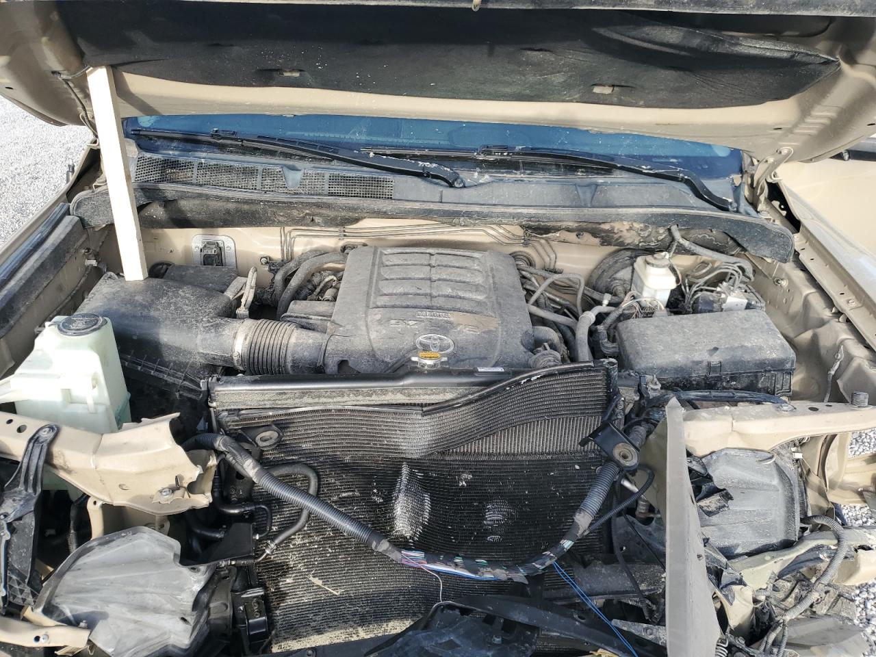 2016 Toyota Tundra VIN 5TFDW5F11GX566487 Copart auction photo, front end / undercarriage damage thumbnail 14